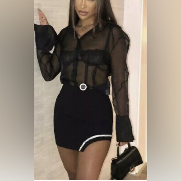 ZARA Bloggers Fav Jewel Trim Skirt - Picture 8 of 16